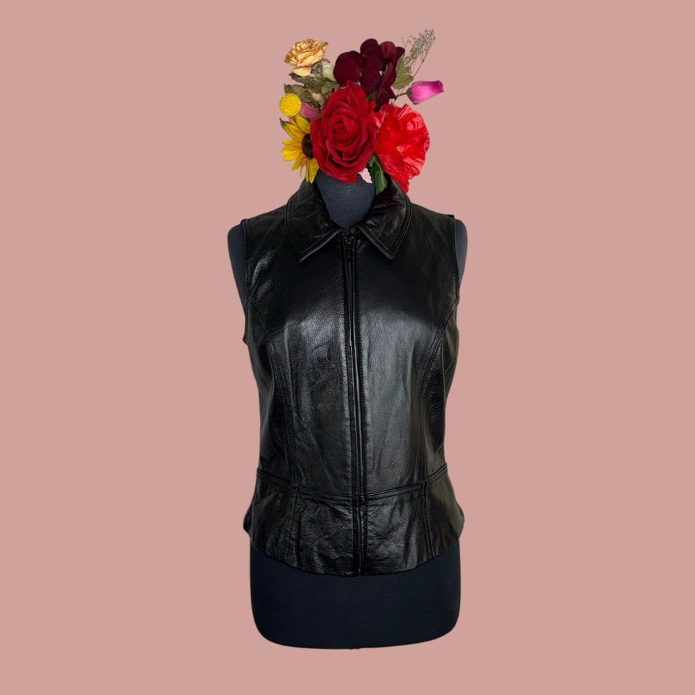Wilson’s Black Leather Vest